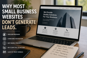 Why Most Small Business Websites Don’t Generate Leads